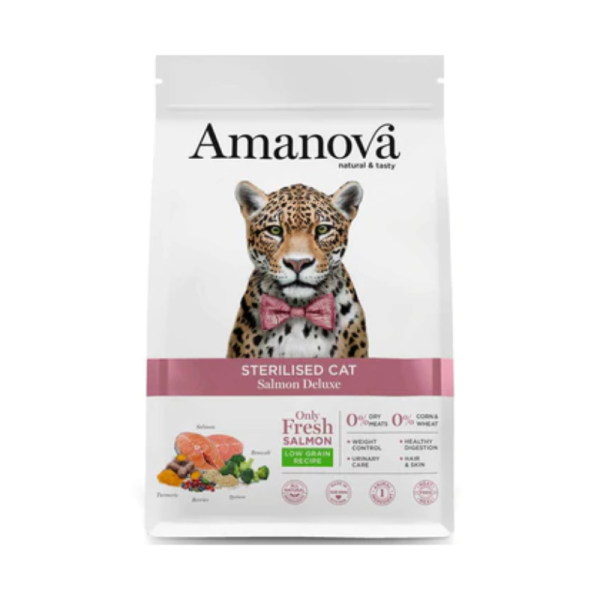 Amanova Sterilised Cat Salmon Deluxe